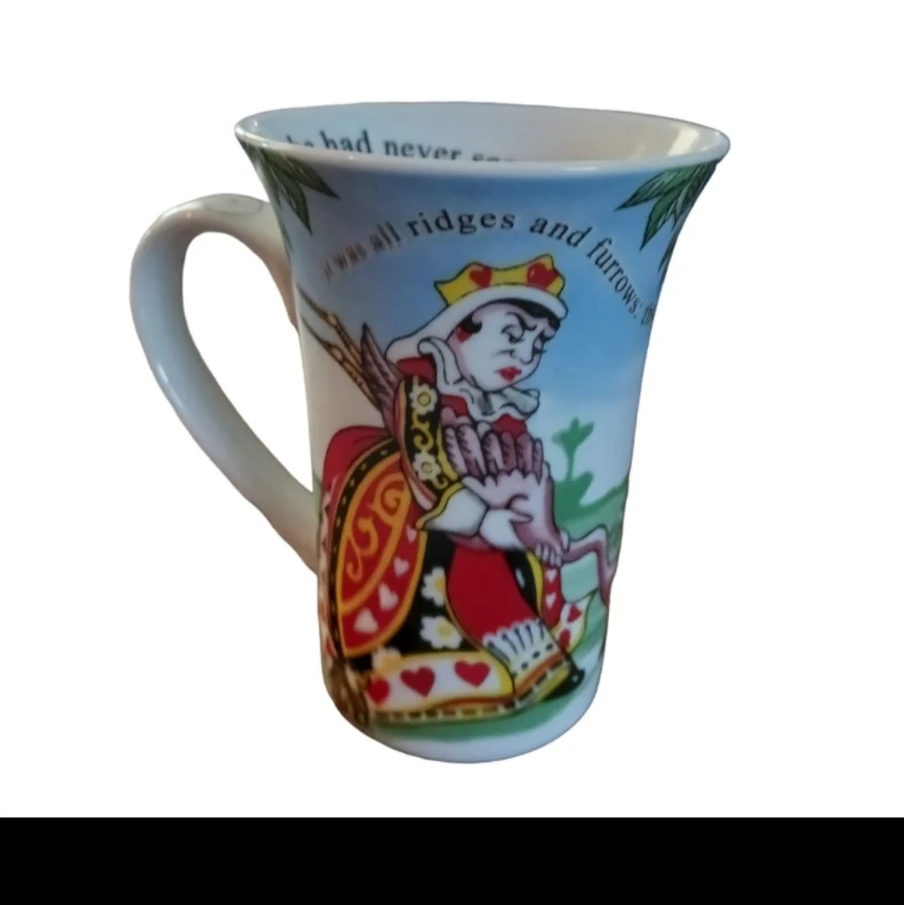 Coffee Cup Mug PAUL Cardew 2008 Alice In Wonderland Queen Of Hearts Coll…